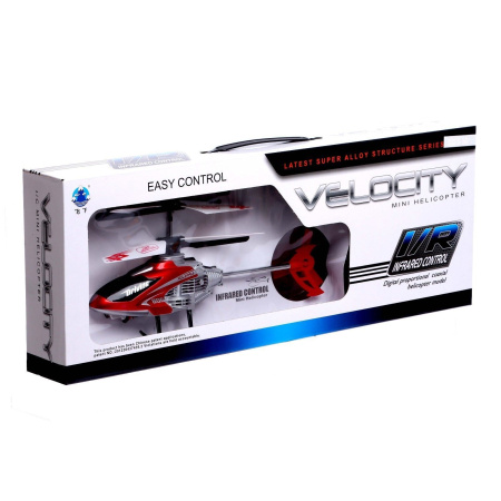 Вертолёт радиоуправляемый SKY, со световыми эффектами, цвет красный