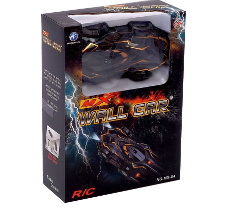 Антигравитационная машинка «Альпинист», радиоуправление, аккумулятор, ездит по стенам, свет