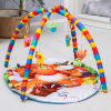 Развивающий коврик с дугами и игрушками «Домашние животные», круглый