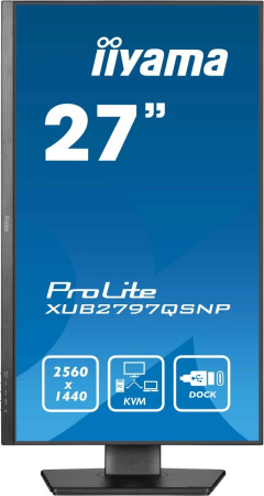 Монитор Iiyama 27" ProLite XUB2797QSNP-B1 черный IPS LED 16:9