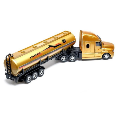 Грузовик радиоуправляемый «Цистерна» золотистый, работает от аккумулятора
