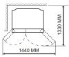 Холодильник двухкамерный Sharp SJWX99ACH