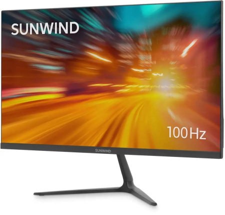 Монитор SunWind 21.5" SM-22FV222 FHD VA черный SM22VB01