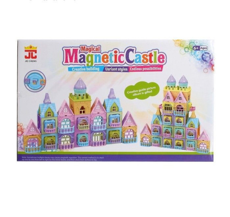 Магнитный конструктор «Замок», 95 деталей