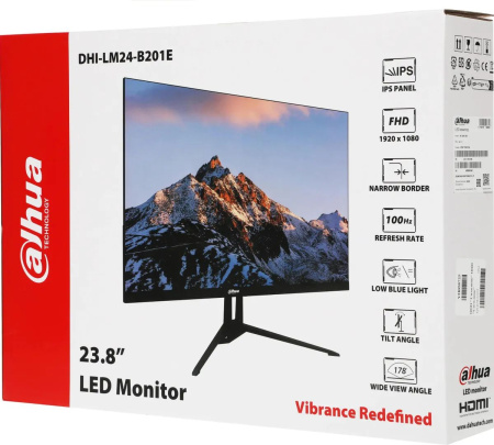 Монитор Dahua 23.8" DHI-LM24-B201E FHD IPS LED черный