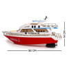 Катер радиоуправляемый «Яхта», работает от батареек