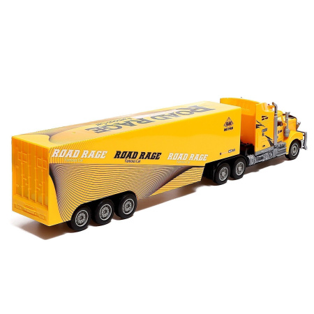 Грузовик радиоуправляемый «Фура», работает от батареек, световые эффекты, МИКС