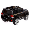 Электромобиль TOYOTA LAND CRUISER, EVA колёса, кожаное сидение, цвет чёрный