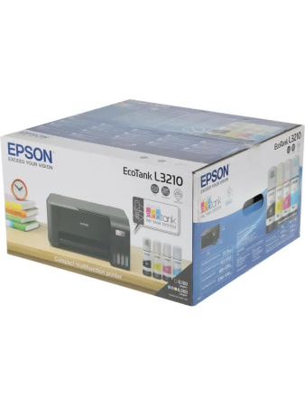 МФУ струйный Epson EcoTank L3210 (103) (C11CJ68405) A4 черный