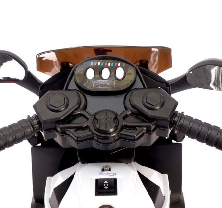 Электромобиль «Спортбайк», цвет белый