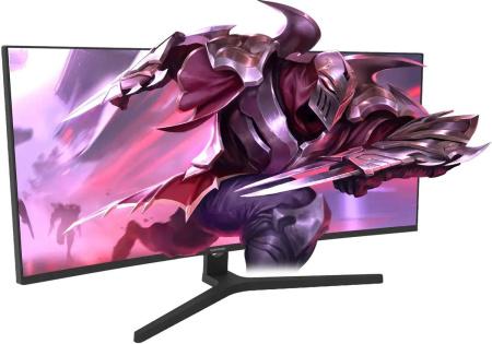 Монитор SunWind 34" SM-34QV401 WQ VA LED черный