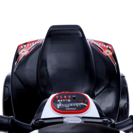 Детский электромобиль «Байк», цвет красный