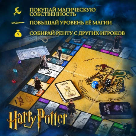 Монополия Monopoly Гарри Поттер настольная игра (Лимитированная серия)