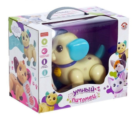 Робот радиоуправляемый «Умный питомец», русский звуковой чип