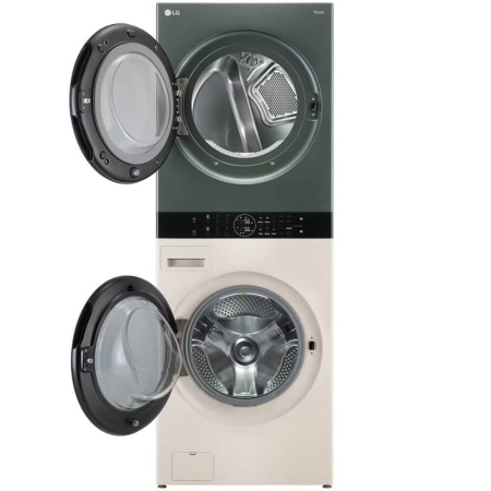 Стирально-сушильная машина LG W1S1CVKK2HM WashTower