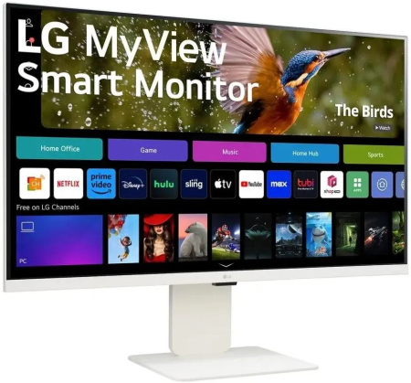 Монитор LG 31.5" 32SR85U-W белый IPS LED
