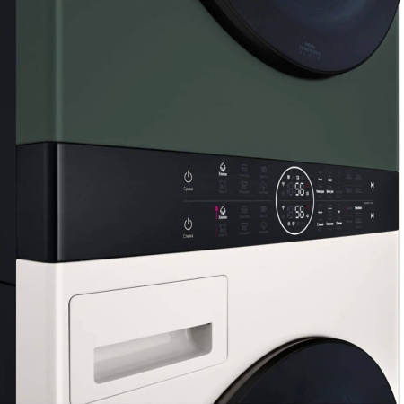 Стирально-сушильная машина LG W1S1CVKK2HM WashTower