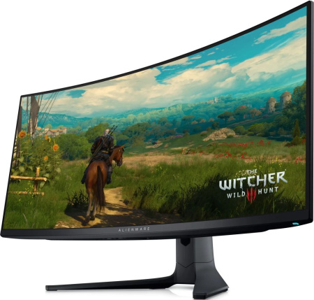 Монитор Dell 34" Alienware AW3423DWF 1800R, QD OLED, UWQHD 0,1ms, 165Hz, чёрный