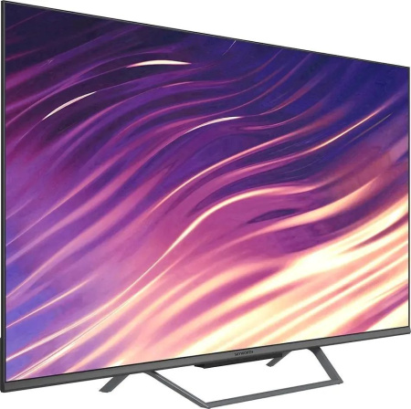 Телевизор QLED Skyworth 50" 50Q67G Eye Care черный/серебристый