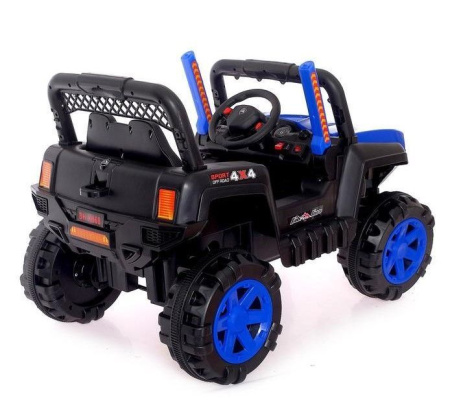 Электромобиль «Квадроцикл», 2 мотора, цвет синий. Внедорожник