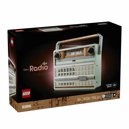 Конструктор LEGO Icons 10334 Ретро-радио