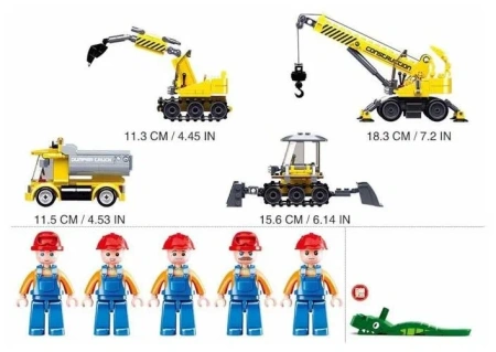 Конструктор SLUBAN Строительный M38-B0810