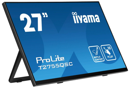 Монитор Iiyama 27" ProLite T2755QSC-B1 черный IPS LED