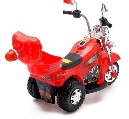 Электромобиль «Чоппер», цвет красный